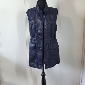 Banana Republic Women's Denim Like Long Vest